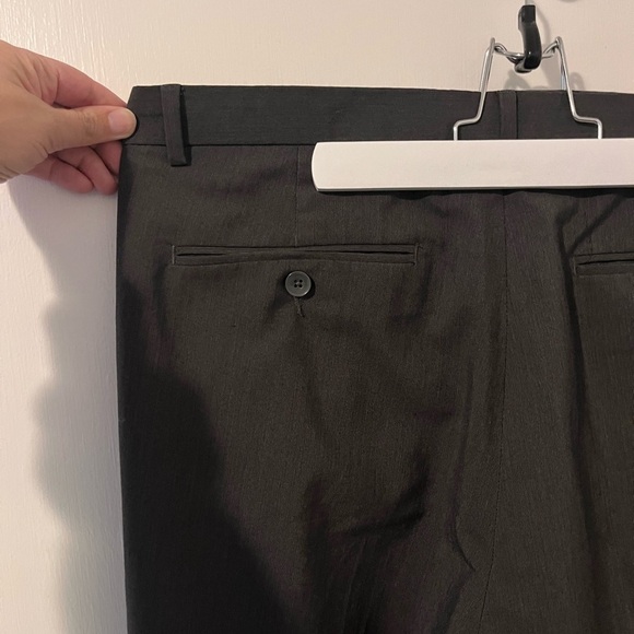 Calvin Klein Men’s Dress Pants Charcoal Gray 36x30 - Picture 4 of 8
